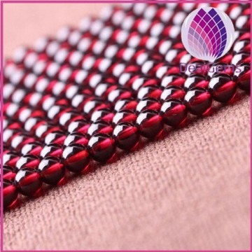 Wholesale Natural garnet beads AAAAA 8mm round wine red color garnet beads strands beads