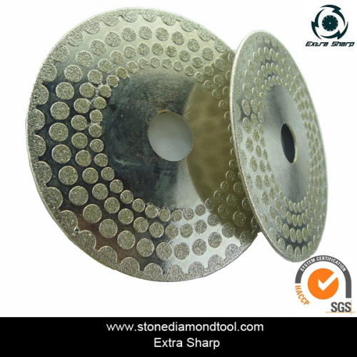 Marble Electroplated Cutting Diamond Saw Blade with Flange