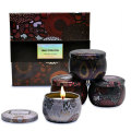 Round Tins Container Private Label Scented Candles