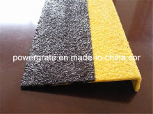 Anti-Slip with Yellow Nosing FRP/GRP Fiberglass Stair Tread Covers