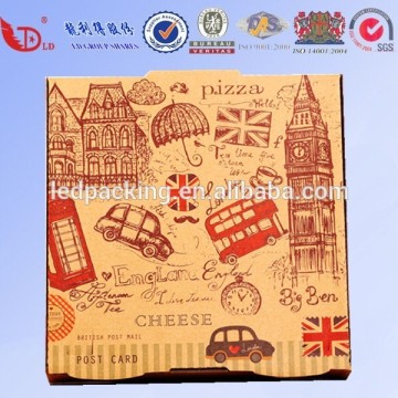 Accept Custom Order and Disposable Feature 10 inch pizza box