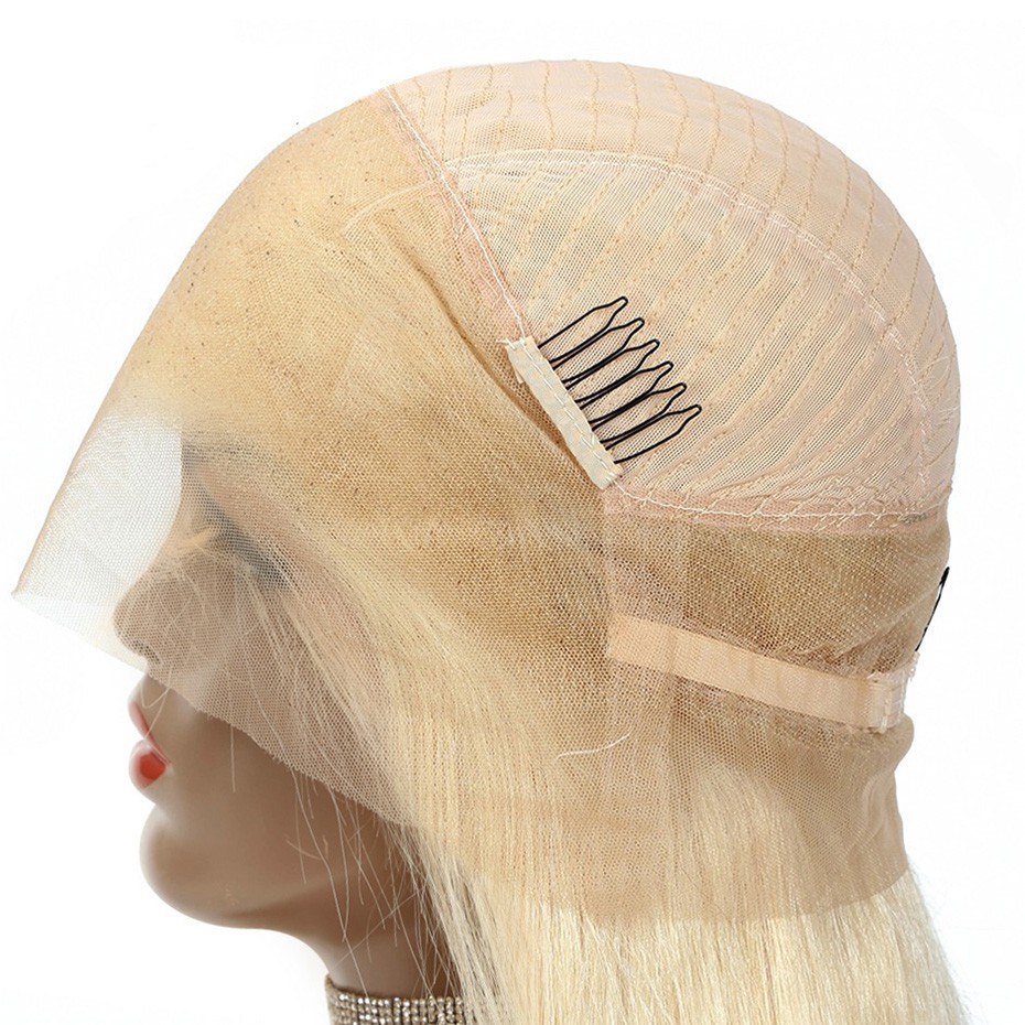 613 Blonde Lace Front Wigs Remy Brazilian 13x4 Straight Lace Front Human Hair Wigs