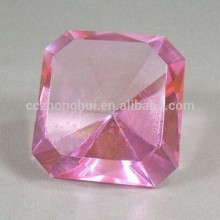 2016 Fabulous pink square section crystal diamond