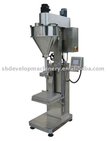 semi automtic auger filler with automatic weighing