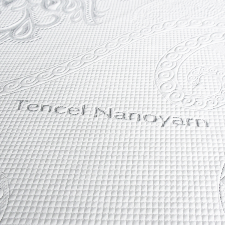 High Quality Tencel Nano Yarn Jacquard Knitted Mattress Fabric