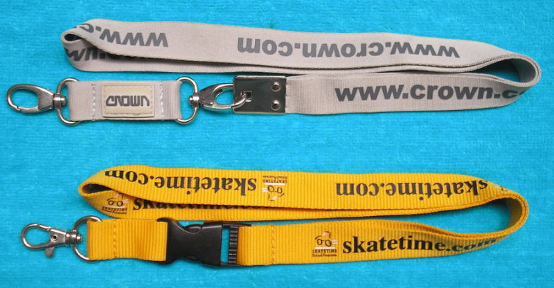 Fashion Silk Screen Print Custom Polyester Lanyard