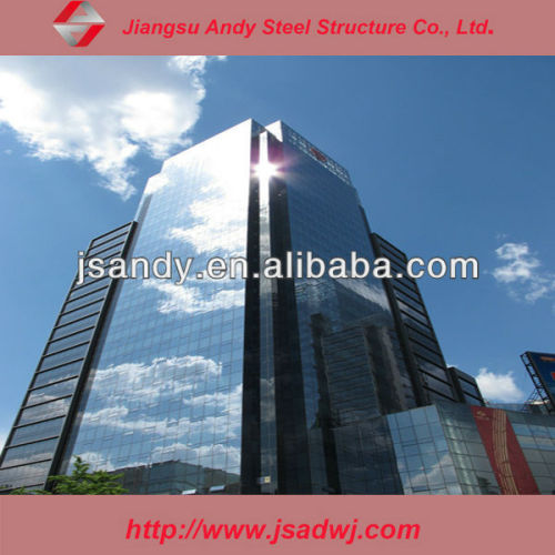 exterior glass curtain wall building