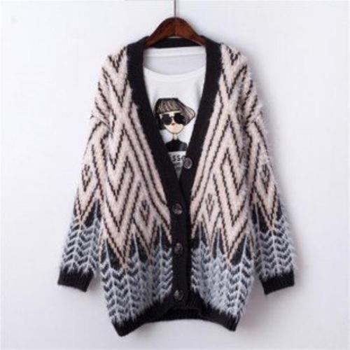 Mehrere Farben Cardigan Pullover