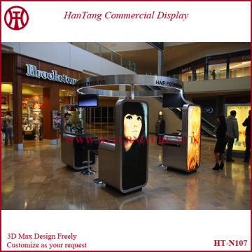 Indoor kiosk design for manicure, kiosk for manicure