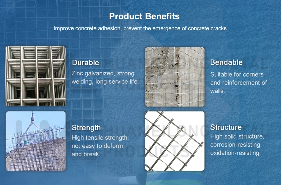 Steel Reinforcing Concrete Welded Construction Wire Mesh