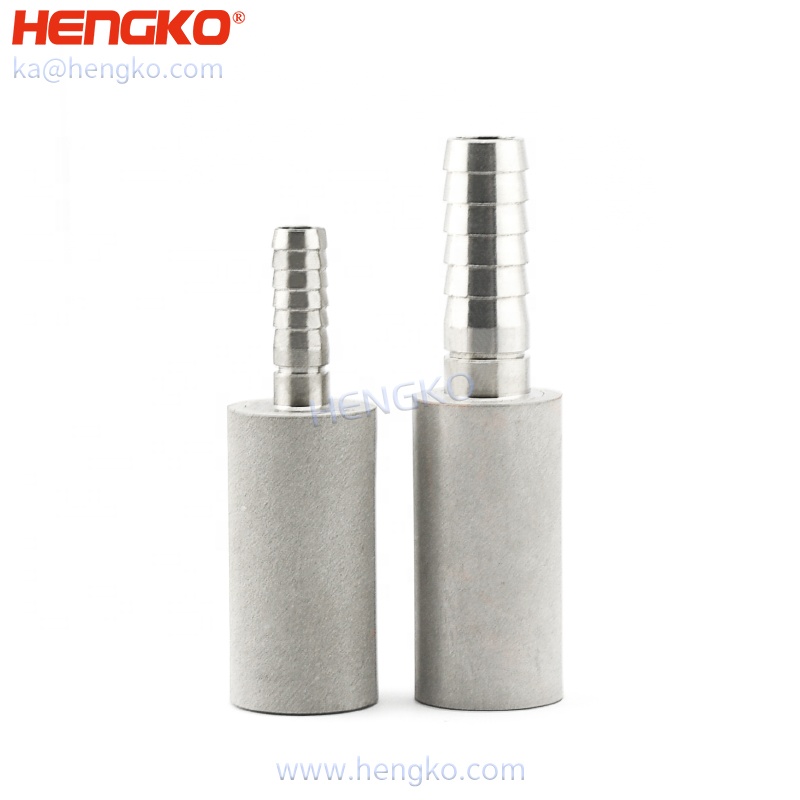 sintered microns porous metal SS filter aeration diffusion stone For homebrewing beer oxygen Air-pump