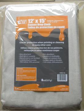 8oz 12*15 drop sheet