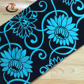 double flocking fabric for curtains