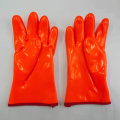 Guantes de trabajo de invierno PVC bañado óleo industrial