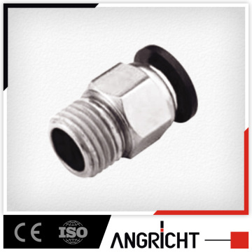 A132 plastic & brass push lock fittings