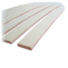 Wooden Bed Frame with Poplar Slats and Curved Plastic Holders