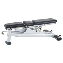 Adjustable dumbbell strength training flat weight bench
