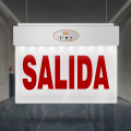 Luz de signo de salida de emergencia LED delgado