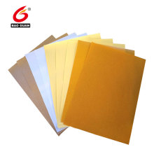Single side silicone coated havanna glassine release paper