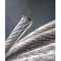 1X19 stainless steel wire rope 7/32in 304