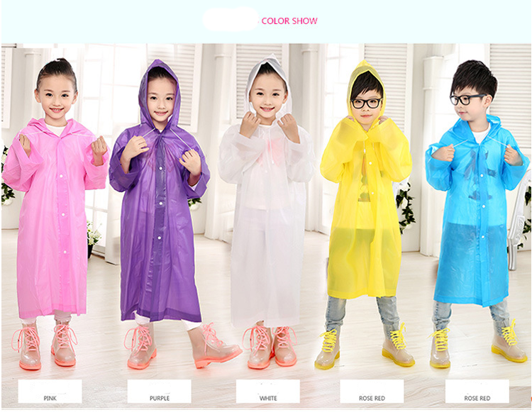 children disposable raincoat