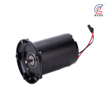 Compact DC Motor with Lead Wires and Flange