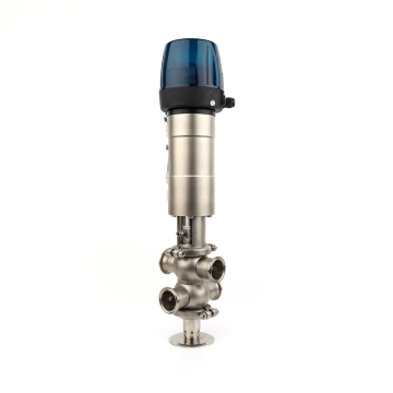 SS304 SS316L Sanitary Anti-Mix Mix Proof Valves with Blue C-Top Controller
