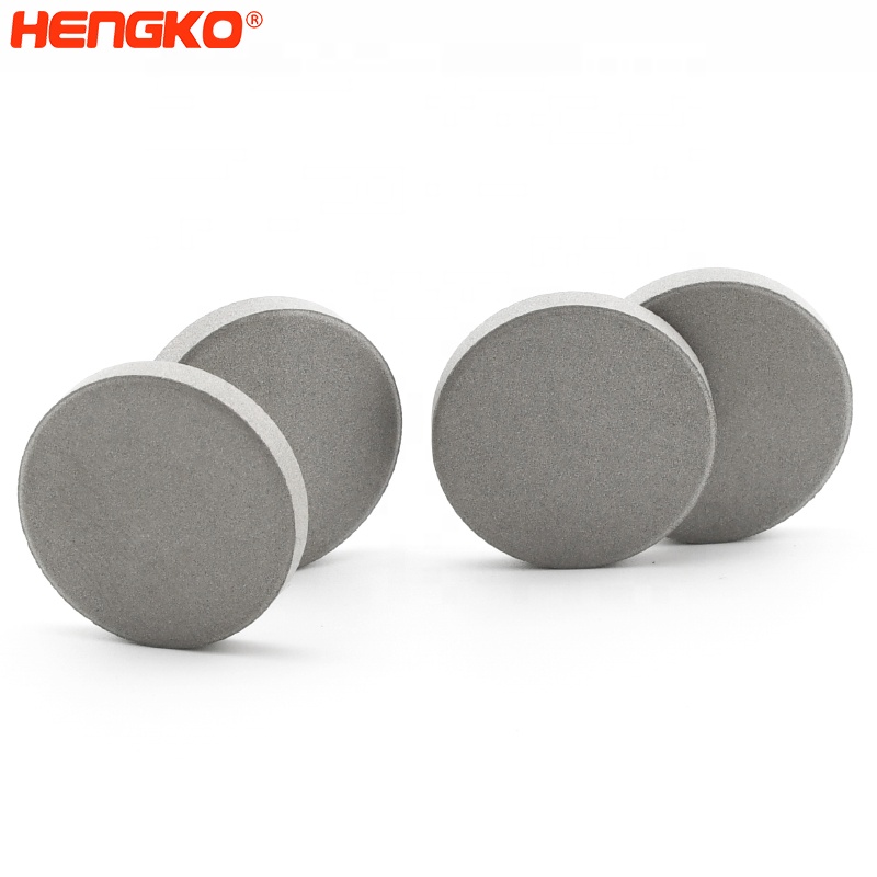 Sintered porous 0.2um 1um 10um 20um 40um stainless steel SS 316L filter disc