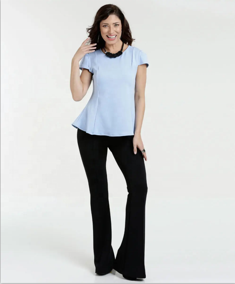 Damen T-Shirt Damen Hemdblusen Slim Fit Tops