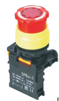 SAIP/SAIPWELL Clockwise Direction Move Reset Emergency Push Button Switch