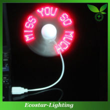 Novelty Mini LED USB Fan for Christmas Gift