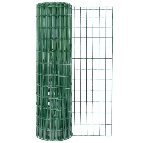 темно -зеленый ПВХ -покрытие проволоки забор 1,8х20 м сварная проволочная сетка
