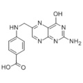 Benzoic acid,4-[[(2-amino-3,4-dihydro-4-oxo-6-pteridinyl)methyl]amino]- CAS 119-24-4