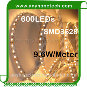 Hot Selling 9.6w per 5m 12vdc led strip light smd 3825 120 leds