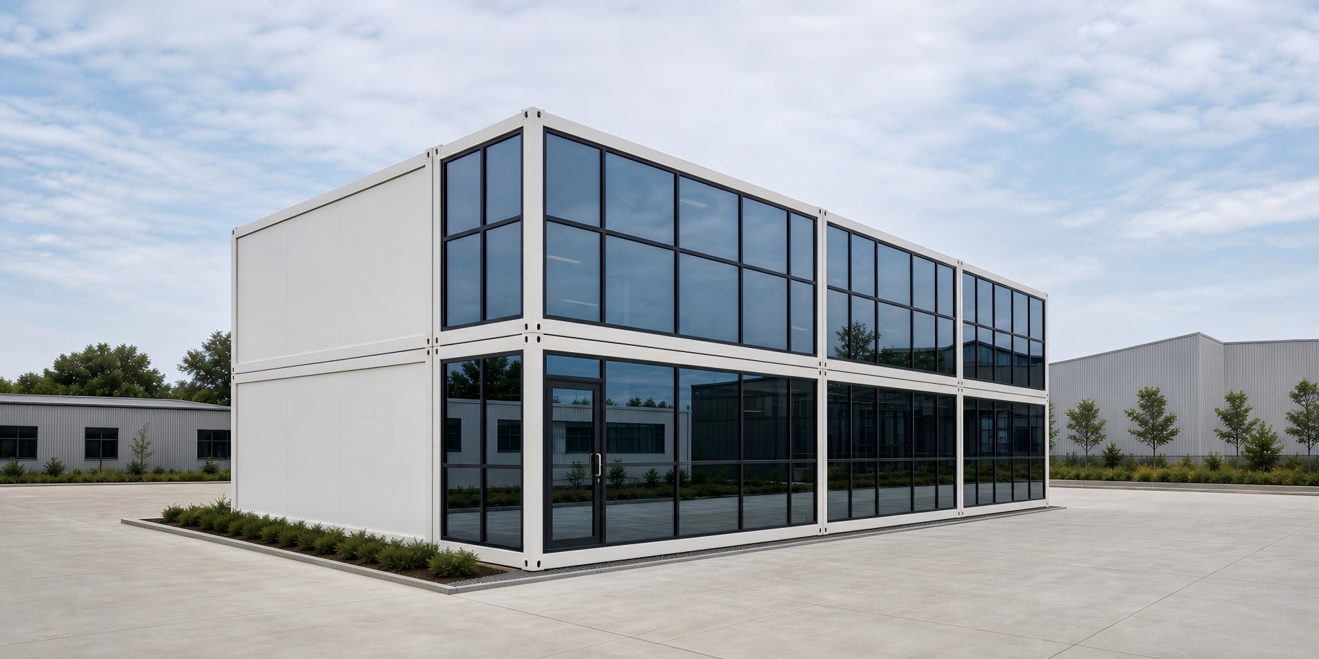 06-сборный-плоский-контейнер-стекло-офисное здание-1920x960 06-prefabricated-flat-pack-container-glass-office-building-1920x960