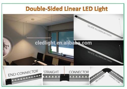 10W/1M Double Sided LED Office Pendant Linear Lighting