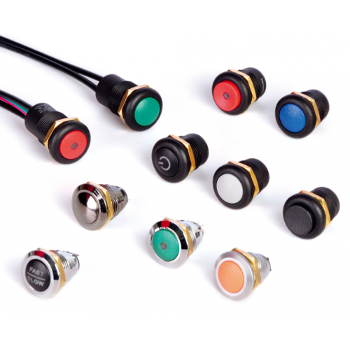 16mm IP67 Anlık/Mandal Pushbutton Anahtarı