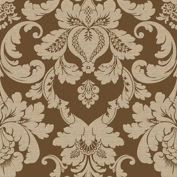 D20305 brown wallpaper in silver color