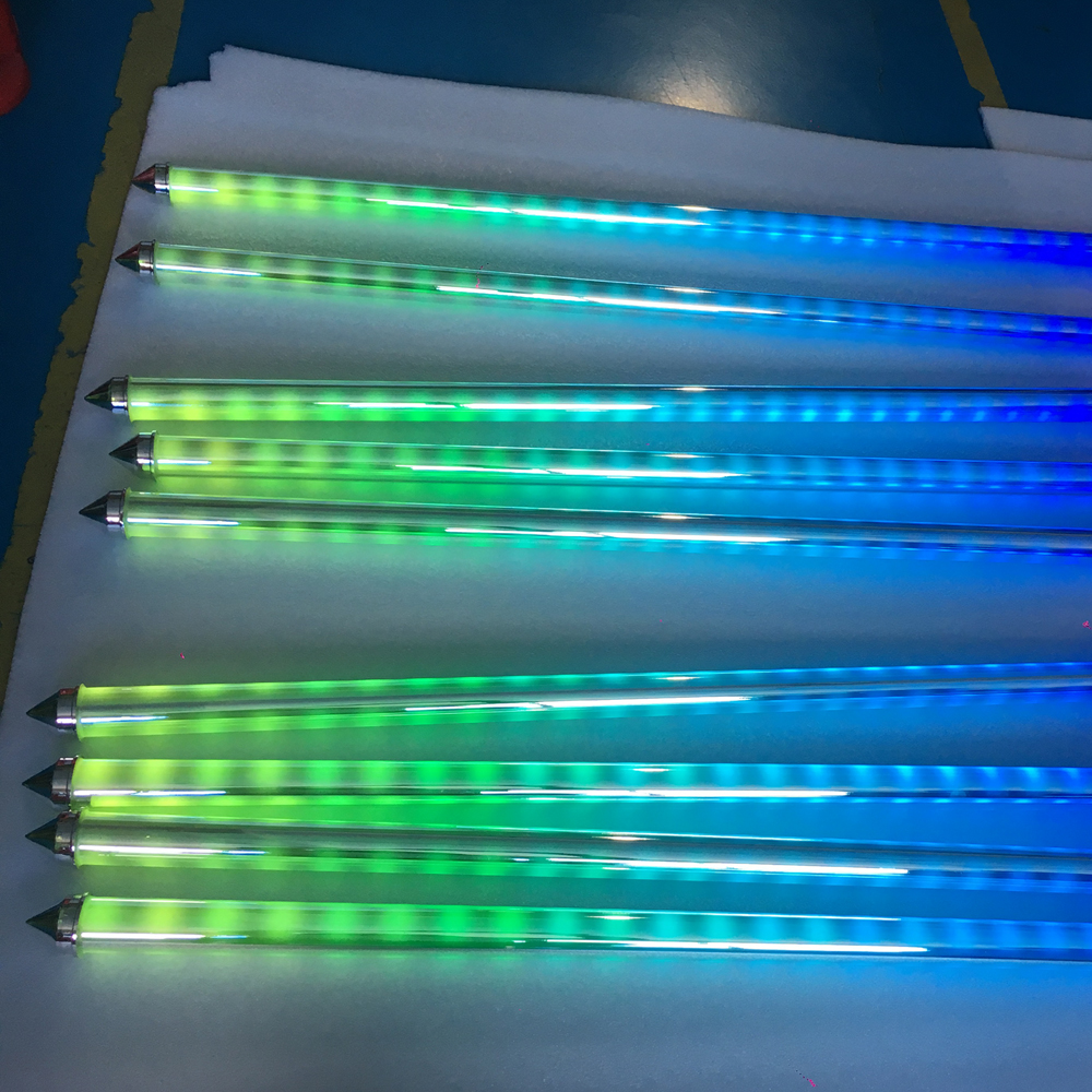 24segments RGB צבע מלא DMX512 תאורת צינור 3D