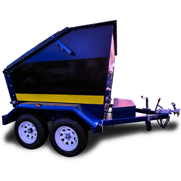 Factory Price 2024 New Mobile Tipper Skip Bin - 4 Cubic Metre Mobile Bin for Business