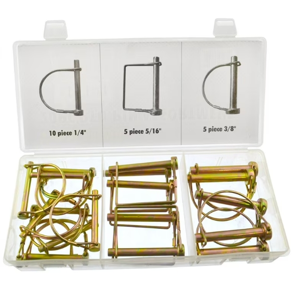 Testreszabott csomagolási rögzítőcsap-választék (3) Customized Packaging Locking Pin Assortment (3)