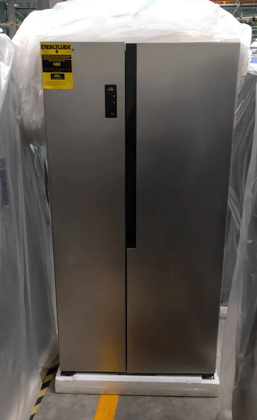 26.3cuft No Frost Side by Side Refrigerator with Ice Maker