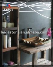 Green onyx square sink