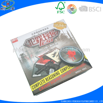 crime scene table card game