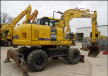 Used Komatsu Wheeled Excavator (PW160)