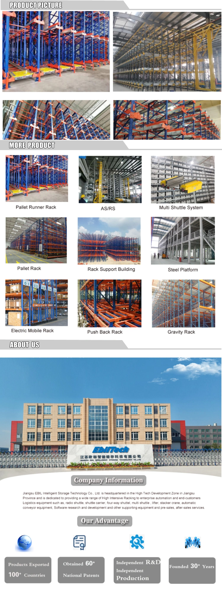 Fast Delivery Time Metal Pallet Rack System