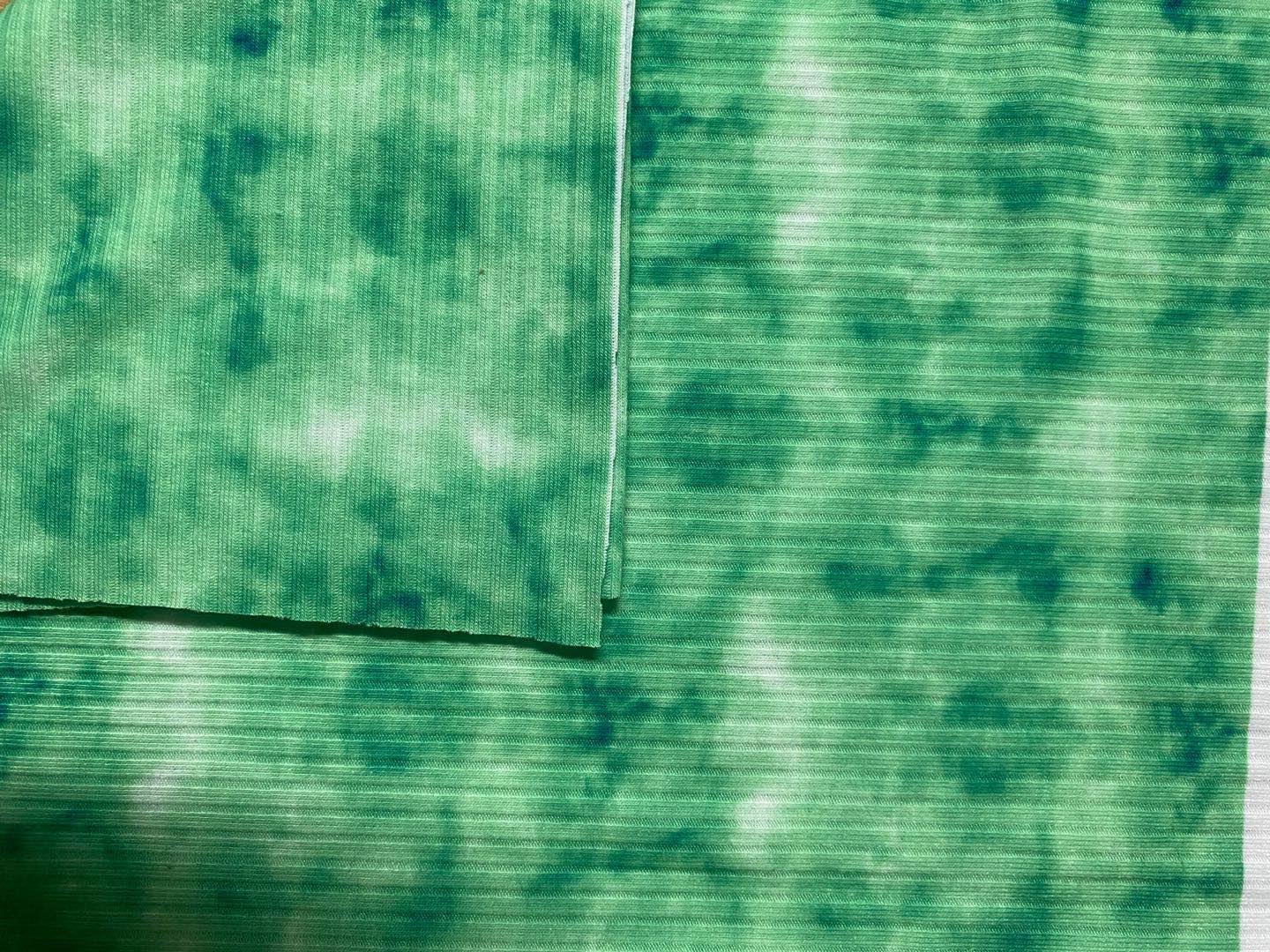 Musa Polyester Spandex 2x2 Rib Knit Custom Printed Rib Knit Fabric