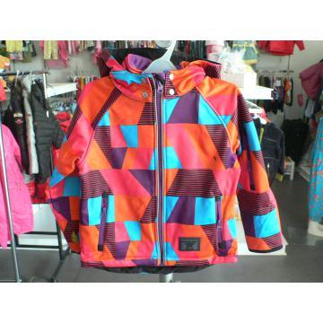 bounded fabric woven jacket for children
