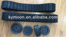 Robot Rubber Track with wheels