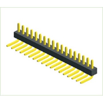 1.00mm Single Row through-hole (THT) Right Angle Header Strip Connectors